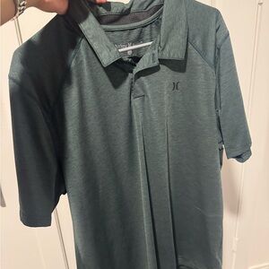 Hurley Men's Teal Polo Shirt
